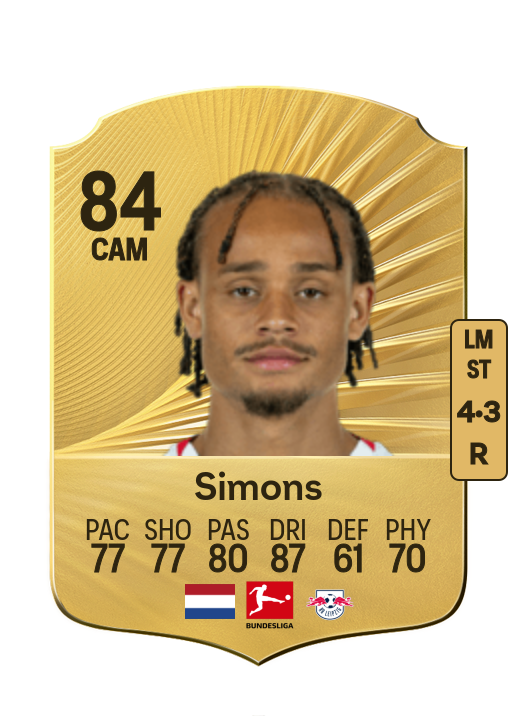Xavi Simons card
