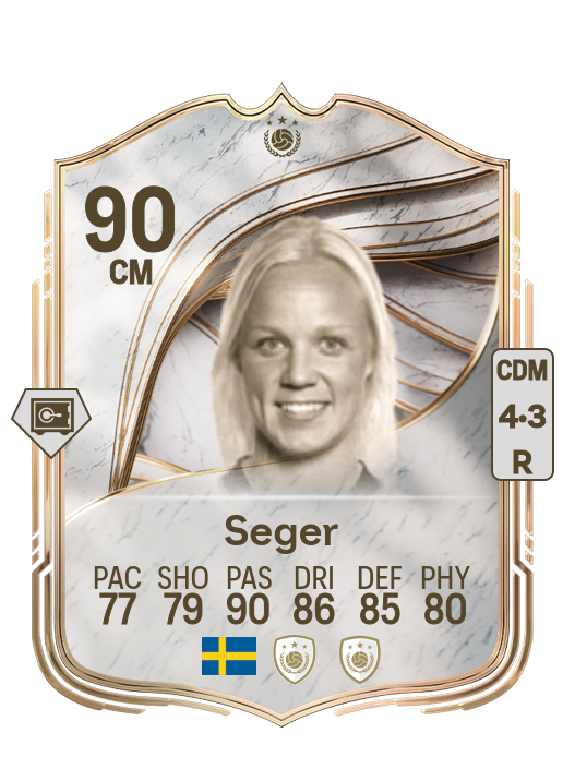 Caroline Seger card