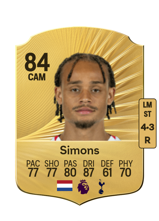 Xavi Simons card