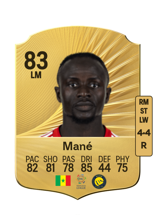 Sadio Mané card