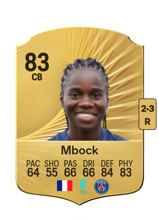 Griedge Mbock card