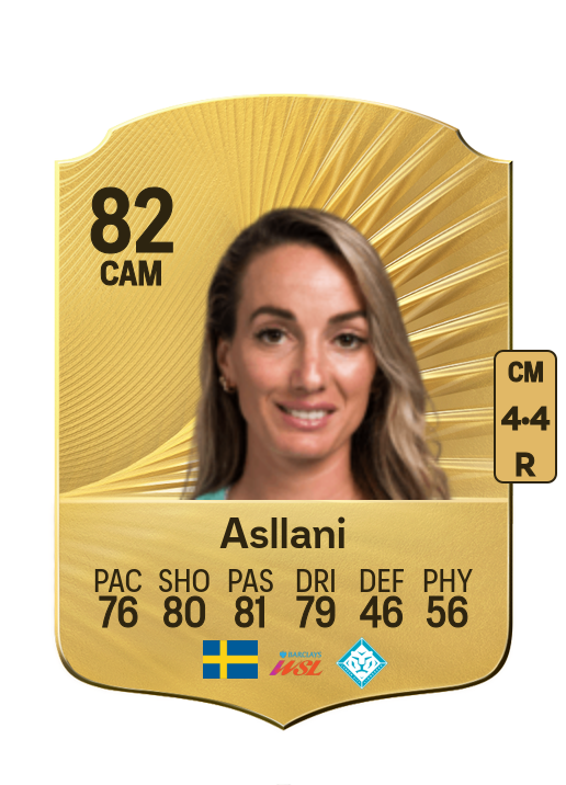 Kosovare Asllani card