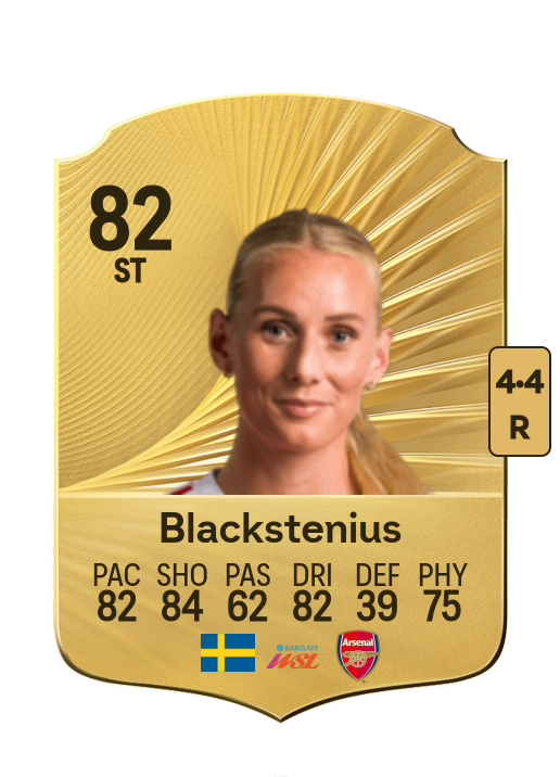 Stina Blackstenius card
