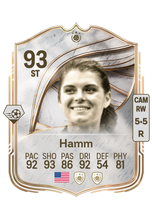 Mia Hamm card