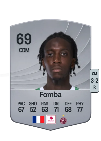 Lamine Fomba card