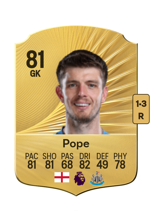 Nick Pope card