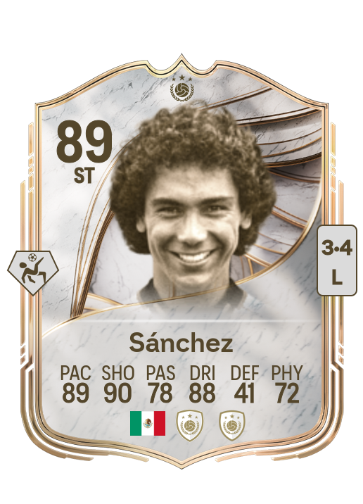 Hugo Sánchez card