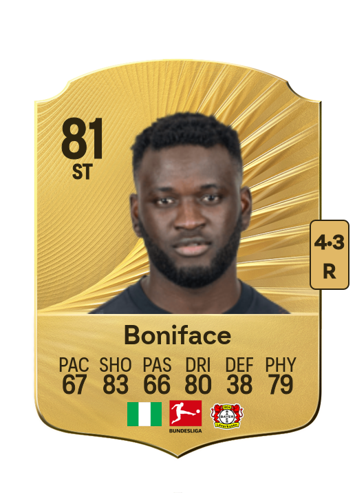 Victor Boniface card