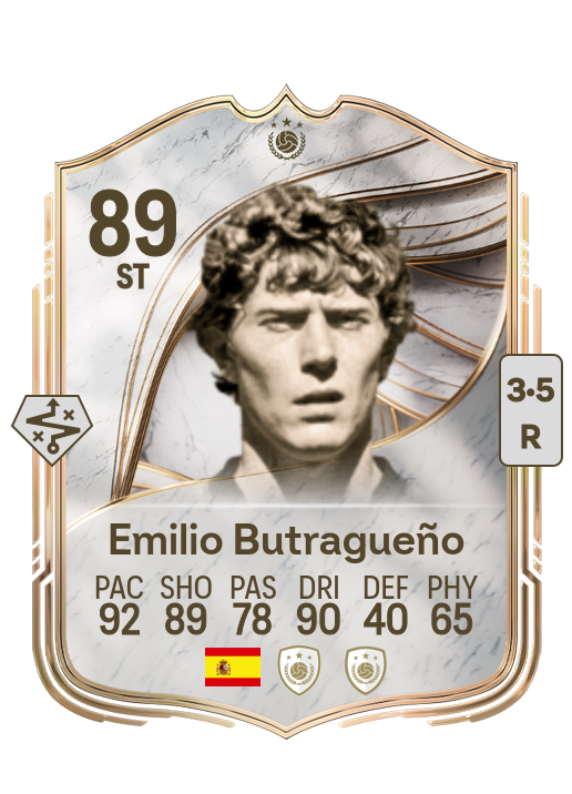 Emilio Butragueño Santos card