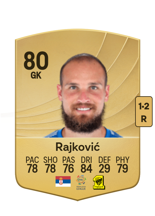 Predrag Rajković card