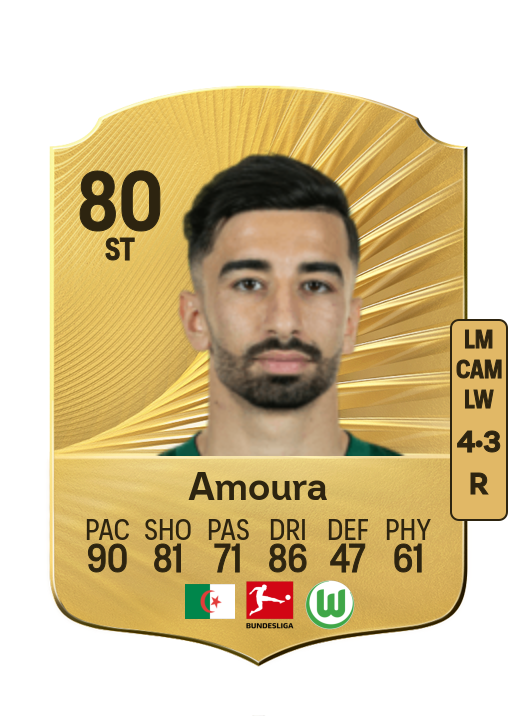 Mohamed Amoura card